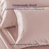 imageCALIFORNIA DESIGN DEN Soft ampamp Silky 500 Thread Count 100 Cotton is Cool ampamp Smooth White Pillowcases Queen Size Fits Standard ampamp Queen Pillows Pure White15  Sepia Rose