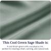 imageCalifornia Design Den Luxurious King Size Fitted Sheet Only  100 Cotton 600 Thread Count Soft Deep Pocket Bottom Fitted Sheet Sateen Weave Hotel Quality Featuring Foot Side Indicator  White16  Sage Green  Cool Tone