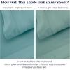 imageCalifornia Design Den Standard Queen Size Pillowcase Set  400 Thread Count 100 Cotton Sateen Set of 2 Pillow Covers Breathable Cooling Soft for Quality Sleep  Bright White17  Teal