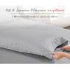 imageLuxury 100 Egyptian Cotton Pillow Cases Queen Size Set of 2 Sateen Weave Soft Breathable ampamp Cooling Bright White Pillow Cases Set of 2 for StandardQueen Size PillowsLight Grey