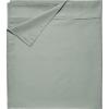 imageCalifornia Design Den Flat White King Sheets Only  Soft 400 Thread Count 100 Cotton Sateen Cooling ampamp Breathable Bed Sheets  Bright White18  Green Sage