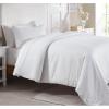 imageCalifornia Design Den Oversized King Duvet Cover Only  Winner Good Housekeeping Best Bedding Awards 2025 Premium 400 Thread Count Sateen 100 Cotton Duvet Cover Button Closure ampamp Corner Ties White02  Striped White