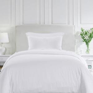 imageCalifornia Design Den 3 Pc White King Duvet Cover Set  Winner Good Housekeeping Best Bedding Awards 2025 400 Thread Count Sateen 100 Cotton Duvet Cover Set Button Closure Corner Ties  White01  White