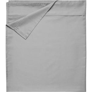 imageCalifornia Design Den Flat White King Sheets Only  Soft 400 Thread Count 100 Cotton Sateen Cooling ampamp Breathable Bed Sheets  Bright White06  Grey Light