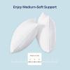 imageCalifornia Design Den 2Pack Bed Pillows Queen Size Set of 2 for Sleeping Cooling Luxury Hotel Pillows for Back Stomach or Side Sleepers