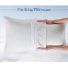 imageCalifornia Design Den Adjustable King Size Bed Pillow  Soft Down Alternative Fill Adjustable Loft Memory Foam  Cooling Hotel Pillows for Back Stomach or Side Sleepers  Medium Soft CertiPURUS