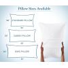 imageCalifornia Design Den Comfort Bed Pillow King Size  Pack of 1 Cooling Luxury Hotel Pillow for Back Stomach or Side Sleepers