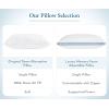 imageCalifornia Design Den Comfort Bed Pillow King Size  Pack of 1 Cooling Luxury Hotel Pillow for Back Stomach or Side Sleepers