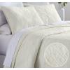 imageCalifornia Design Den HandQuilted Queen Quilt Set 100 Cotton Fabric 3 Piece Ivory Quilt Queen Set Includes 2 Shams All Season Lightweight PreSoftened Diamond Pattern Creamy IvoryIvory