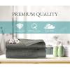 imageCalifornia Design Den Luxury 4Pack Bath Towels 100 Cotton  Soft and Fluffy Quick Dry Ultra Absorbent Large Hotel Spa Quality Towel Set Essential for Home Bathroom  Navy Blue  27quot x 54quotGrey