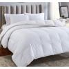 imageCalifornia Design Den Natural White Down Cluster Waterfowl Feather Comforter Queen Size  Soft ampamp Fluffy AllSeason 46 OZ Fill Weight 650 Fill Power Breathable 100 Cotton Shell Duvet InsertNatural Down