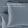 imageCALIFORNIA DESIGN DEN Luxuriously Soft Hotel Quality 600 Thread Count 100 Cotton Set of 2 Cases Crisp ampamp Cool Dark Gray Pillow Cases Standard Fits Standard ampamp Queen Pillows Dark Gray10  Pastel Blue
