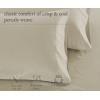 imageCalifornia Design Den 100 Organic Cotton Pillow Cases QueenStandard Set of 2 Soft ampamp Cooling Percale Weave Cotton Pillowcases Bright White13  Warm Taupe