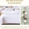 imageCalifornia Design Den 3 Piece King Size Duvet Cover  100 Cotton Sateen 400 Thread Count Soft Luxury Sateen Weave Comforter Cover Two Pillow Shams Button Closure and Corner Ties  Sand Band HotelWhite Waffle