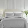 imageCalifornia Design Den 3 Piece King Size Duvet Cover  100 Cotton Sateen 400 Thread Count Soft Luxury Sateen Weave Comforter Cover Two Pillow Shams Button Closure and Corner Ties  Sand Band Hotel06  Grey Light